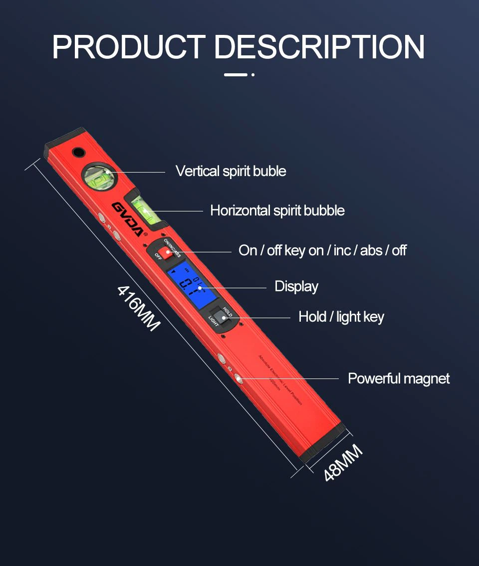 5. 360 degree electronic level