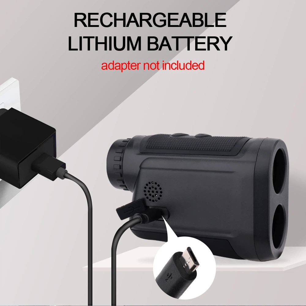 4. Rechargeable laser rangefinder