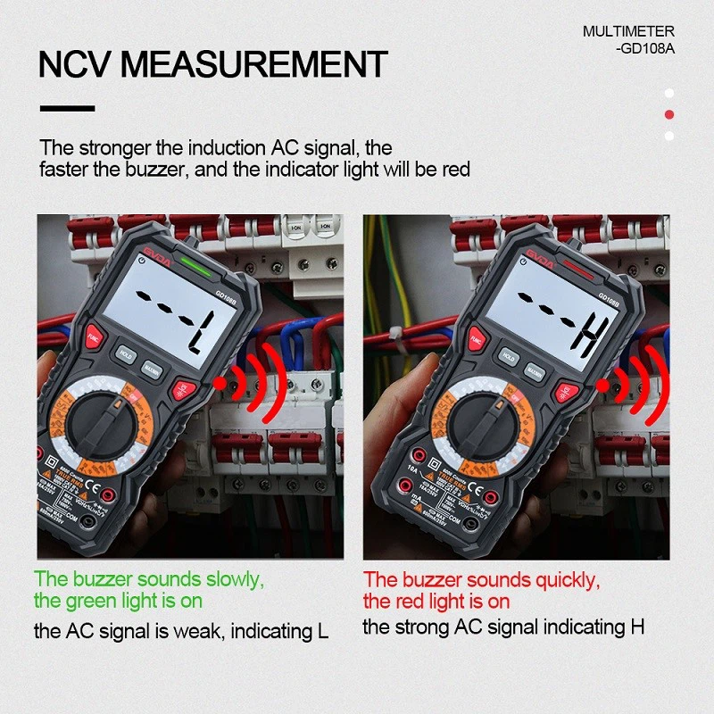 3 NCV Measurement for multimter -